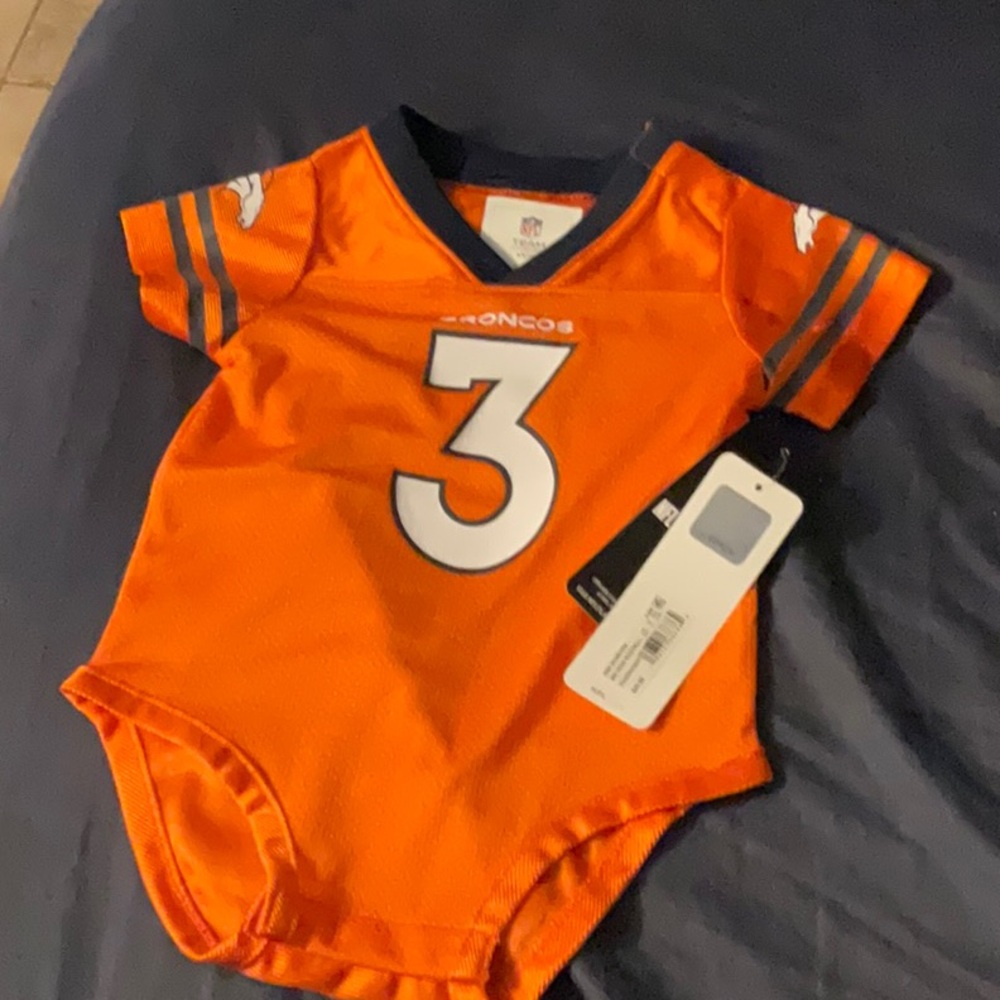 NFL Broncos 6-9 month baby onesie